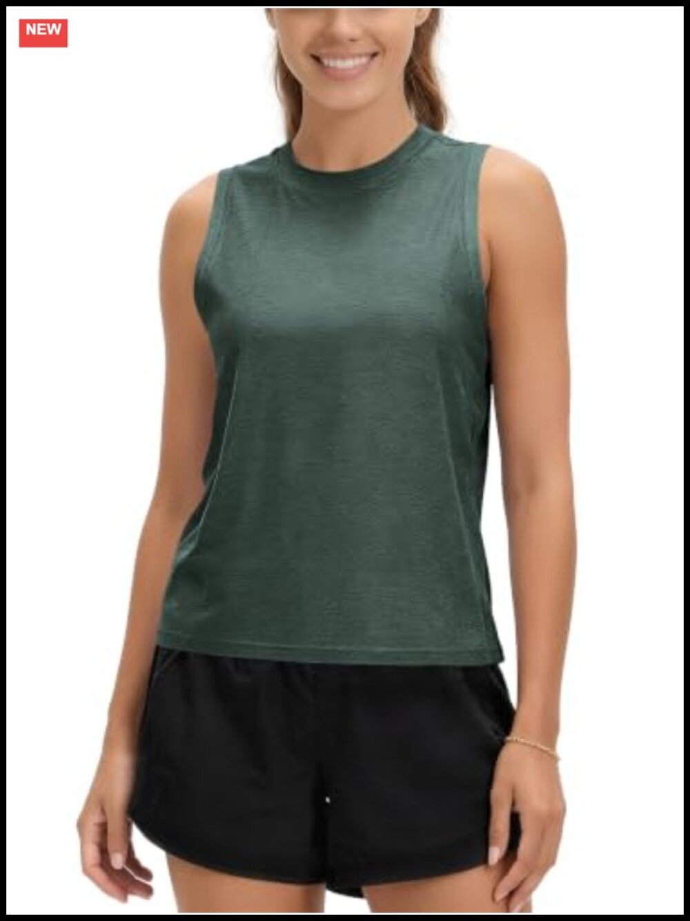 Ultra Soft Performance Tank UPF 50+ Sleeveless Crew Neck Pullover